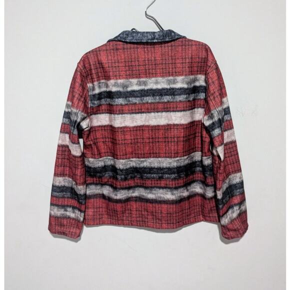 Multicolor Plaid Adults Jacket Size L - Picture 8 of 8